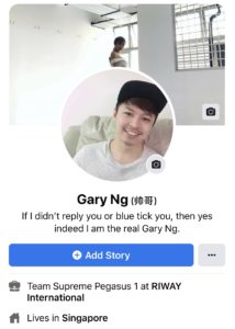 gary ng kim kia facebook riway